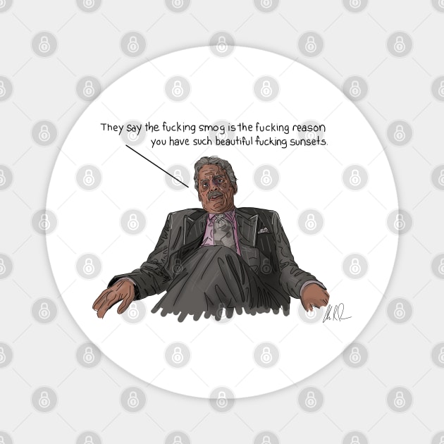 Get Shorty: Ray Bones Magnet by 51Deesigns